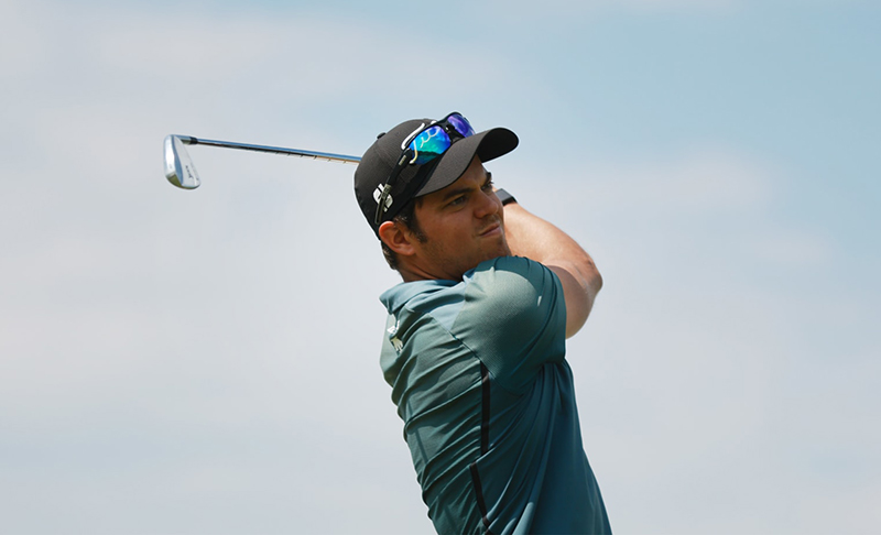 Borja Virto acomete en cabeza las dos últimas rondas del Kaskáda Golf Challenge